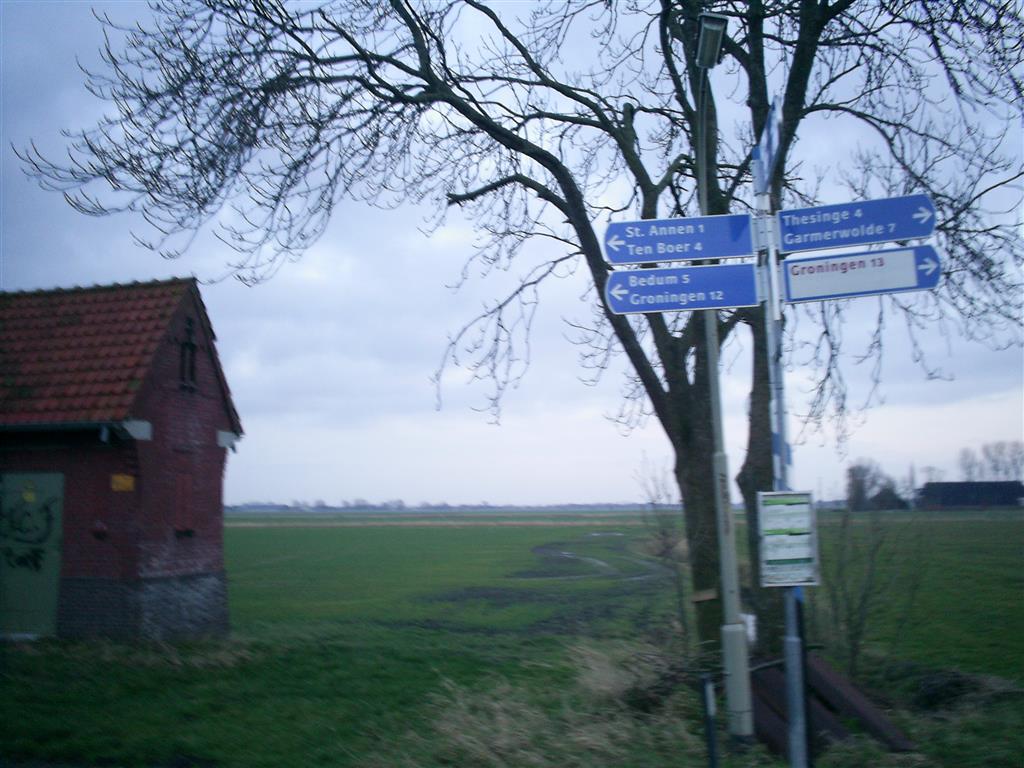 links, nog 1km